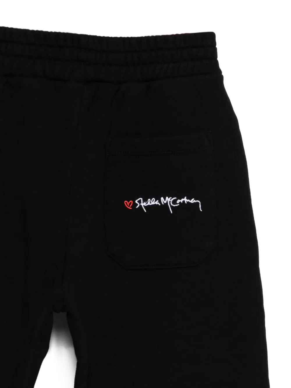 Спортивные брюки с вышитым логотипом Stella Mccartney Kids, черный — фото 3