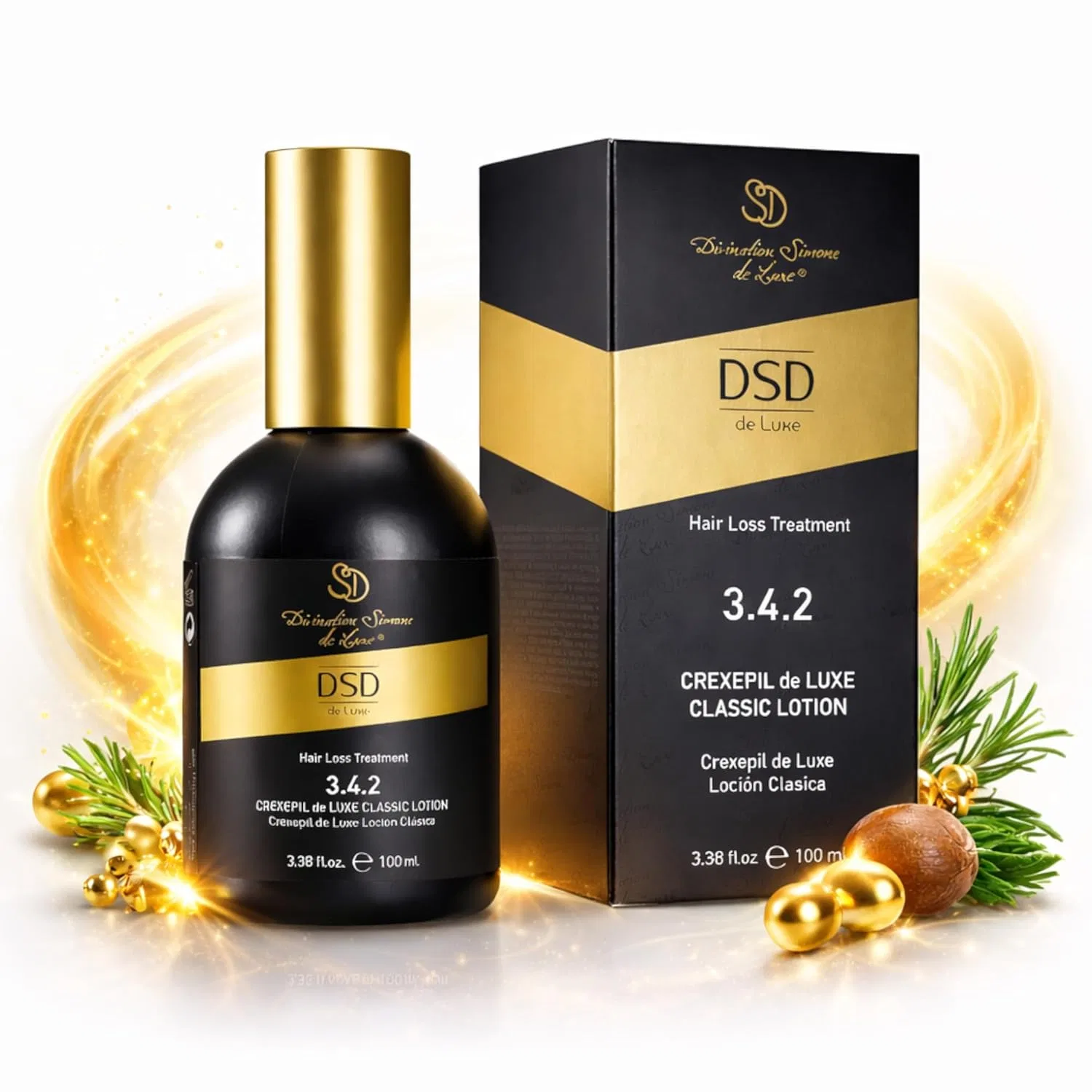 Лосьон для волос «Crexepil De Luxe Classic Lotion 3.4.2» от DSD, 100 мл Divination Simone De Luxe