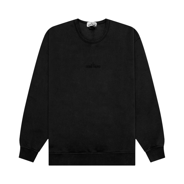 

Толстовка Stone Island Crewneck 'Black', черный