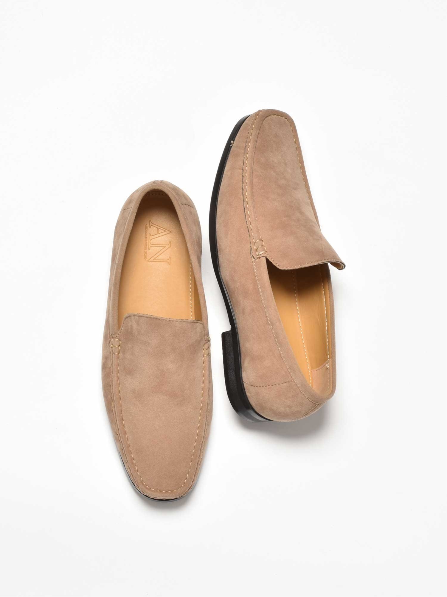 Лоферы AN AN by LUCIUS, Beige suede — фото 2