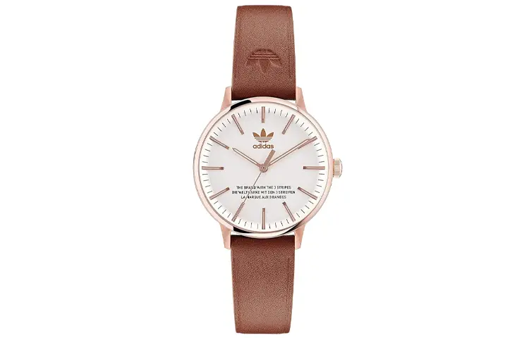 

Adidas Originals Часы STYLE Collection Wrist Watch Quartz Movement Leather Strap 35 White Dial Unisex AOSY225752I, White Dial