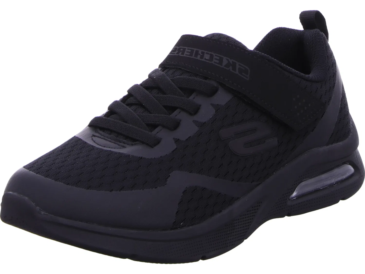 Кроссовки с прозрачной подошвой, Skechers, черный