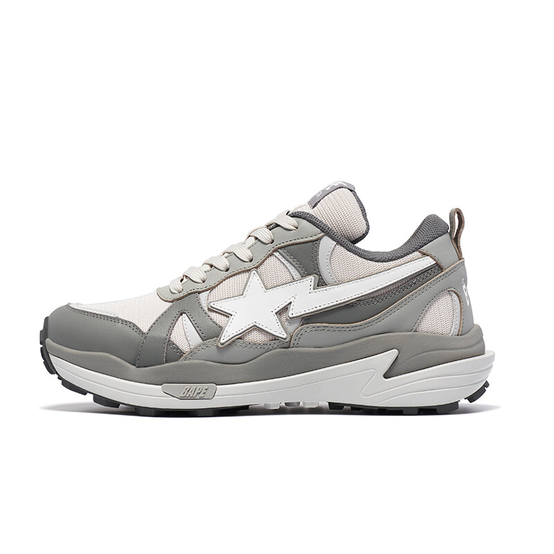 Кроссовки BAPE A BATHING APE Trail Sta Grey, серый