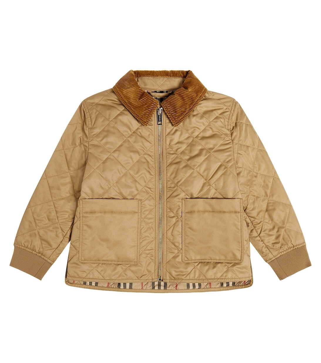 

Стеганая куртка Burberry, бежевый