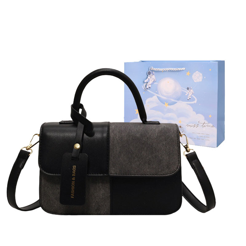 

duoluplo 多伦保罗 Duoluplo Doron Paul Женская сумка через плечо, Маленький черный