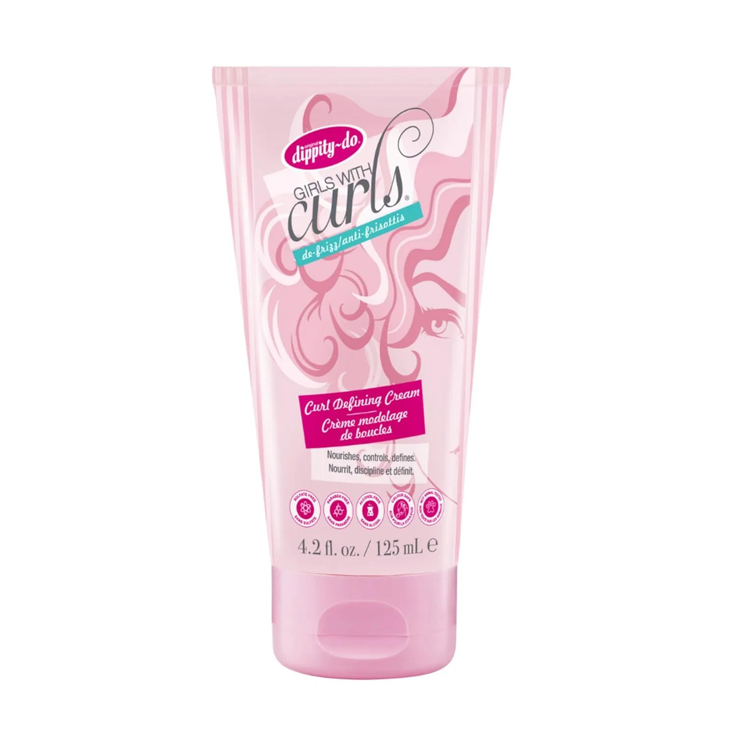 Крем для укладки кудрявых волос Dippity Do Girls with Curls Dippity-Do