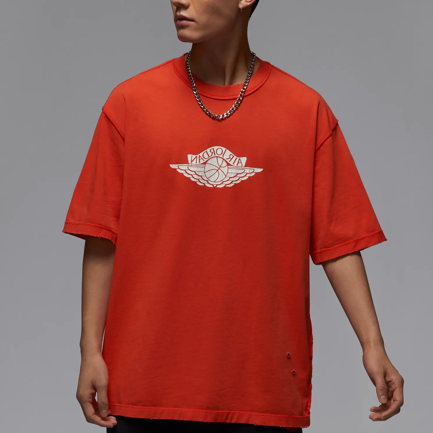 Футболка Jordan Rare Air Logo Nike, красный — фото 4