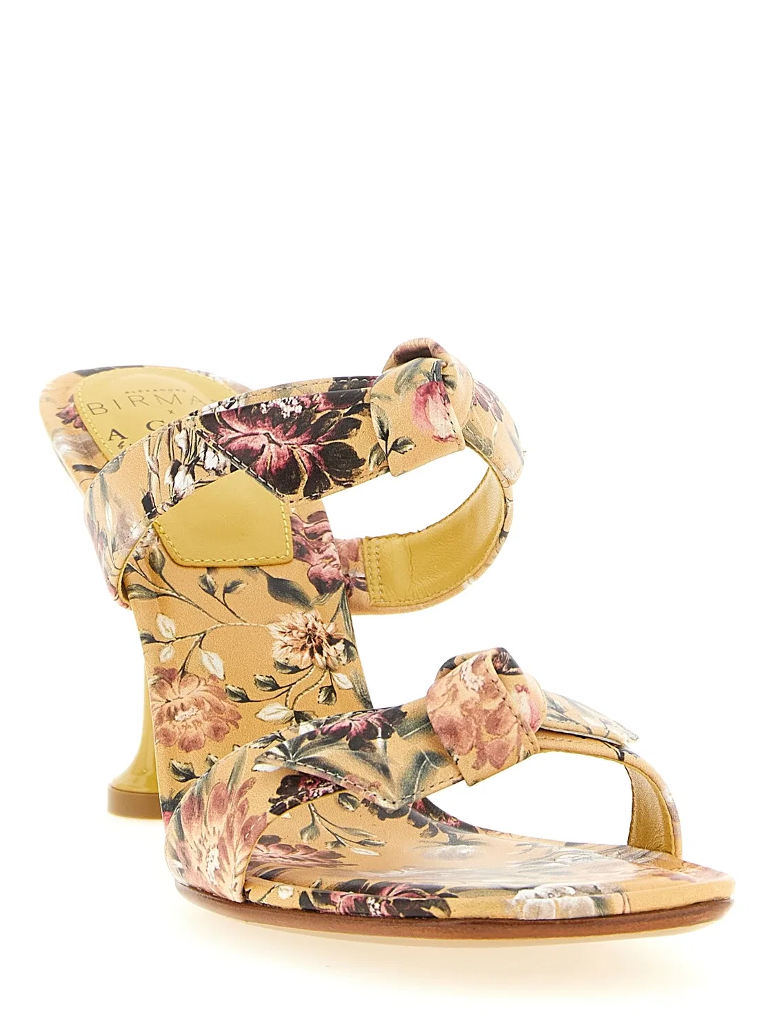 Сандалии «Clarita» A.Birman x AGUA by Agua Bendita Alexandre Birman, желтый — фото 2