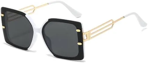 

Новые солнцезащитные очки для женщин 2026 года с небольшим размером лица и защитой от УФ-излучения. Ретро-солнцезащитные очки с большой оправой MTZJH, C7