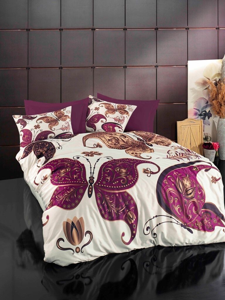 

L'Essentiel Linge de Maison, 485, Комплект пододеяльников королевского размера (FR), фиолетовый, 100 % ПОЛИЭСТЕР МИКРОСАТИН, 240 x 220 см