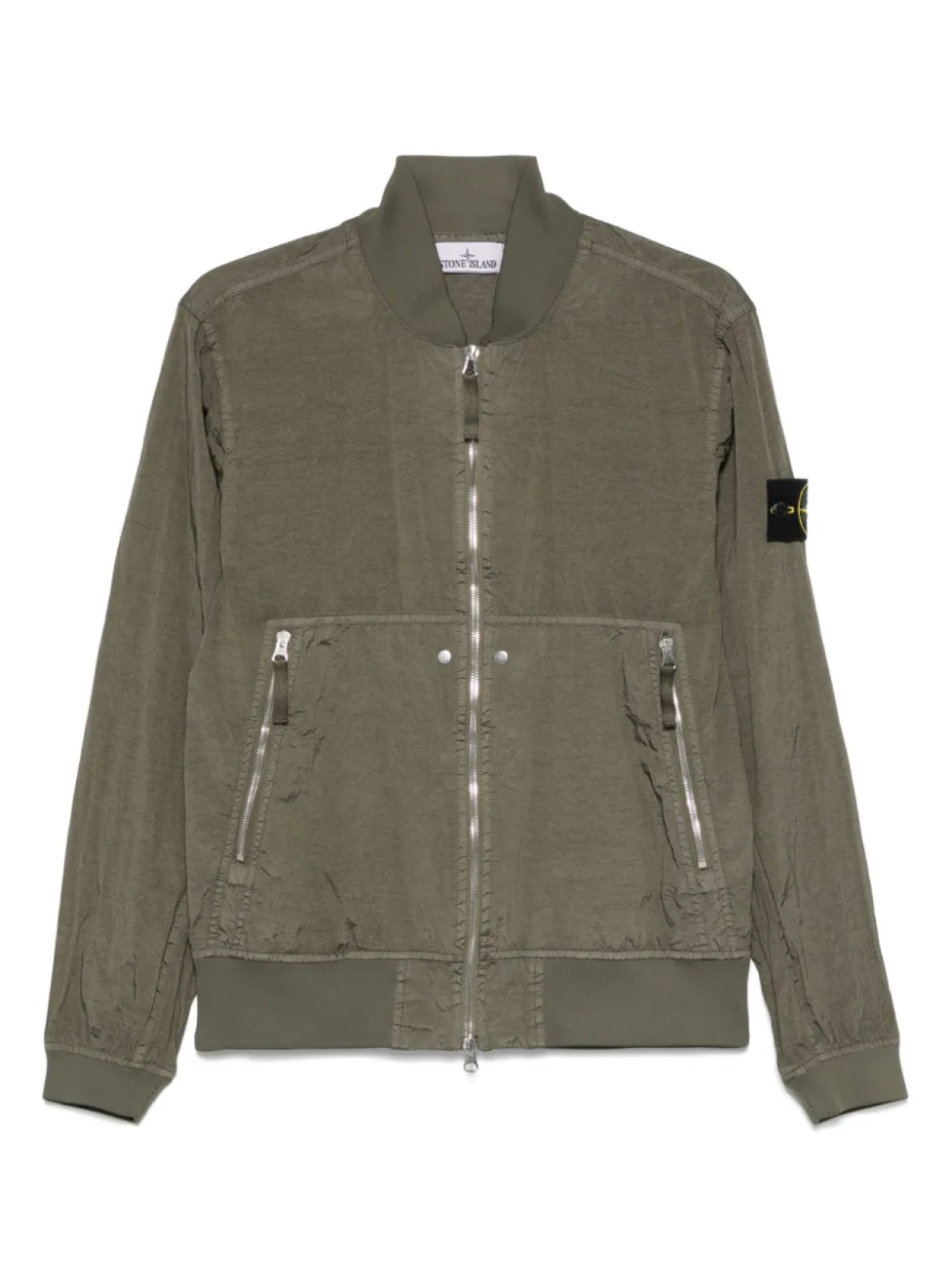 

Непромокаемый бомбер Stone Island, зеленый