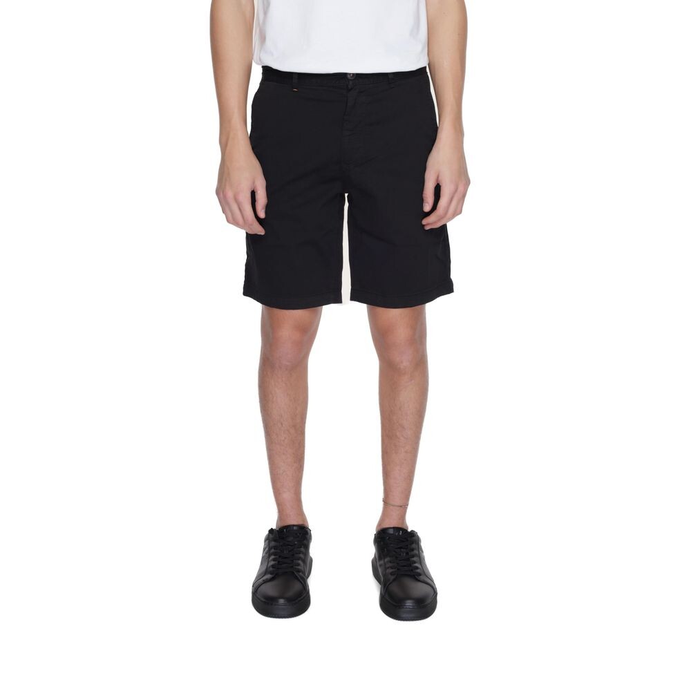 

Черные хлопковые шорты Hugo Boss