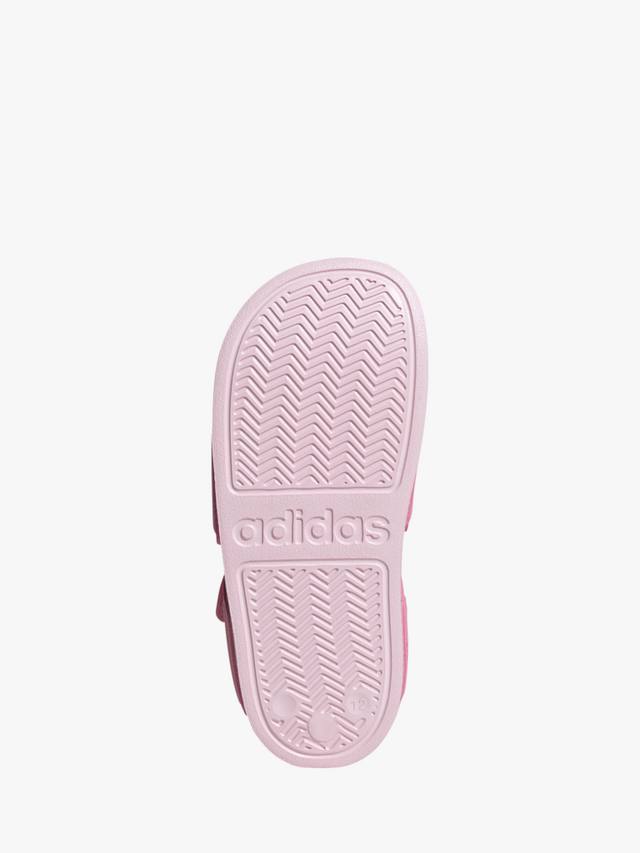 Детские сандалии Adilette с открытым носком adidas, Pink — фото 4