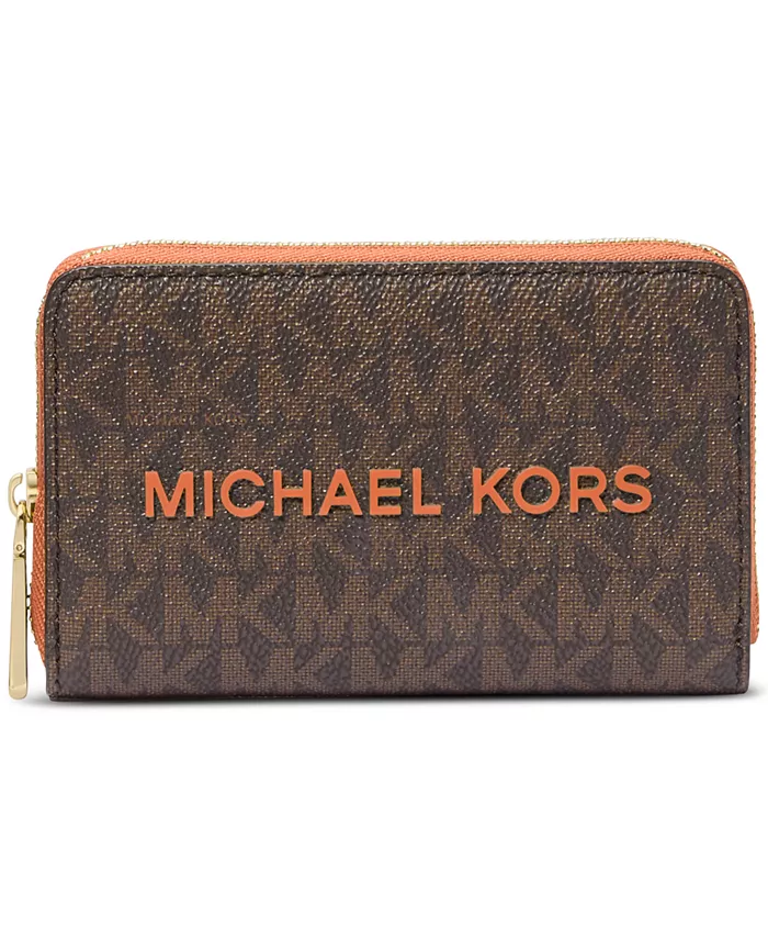 

Чехол для карт Jet Set Zip Around Michael Kors, оранжевый