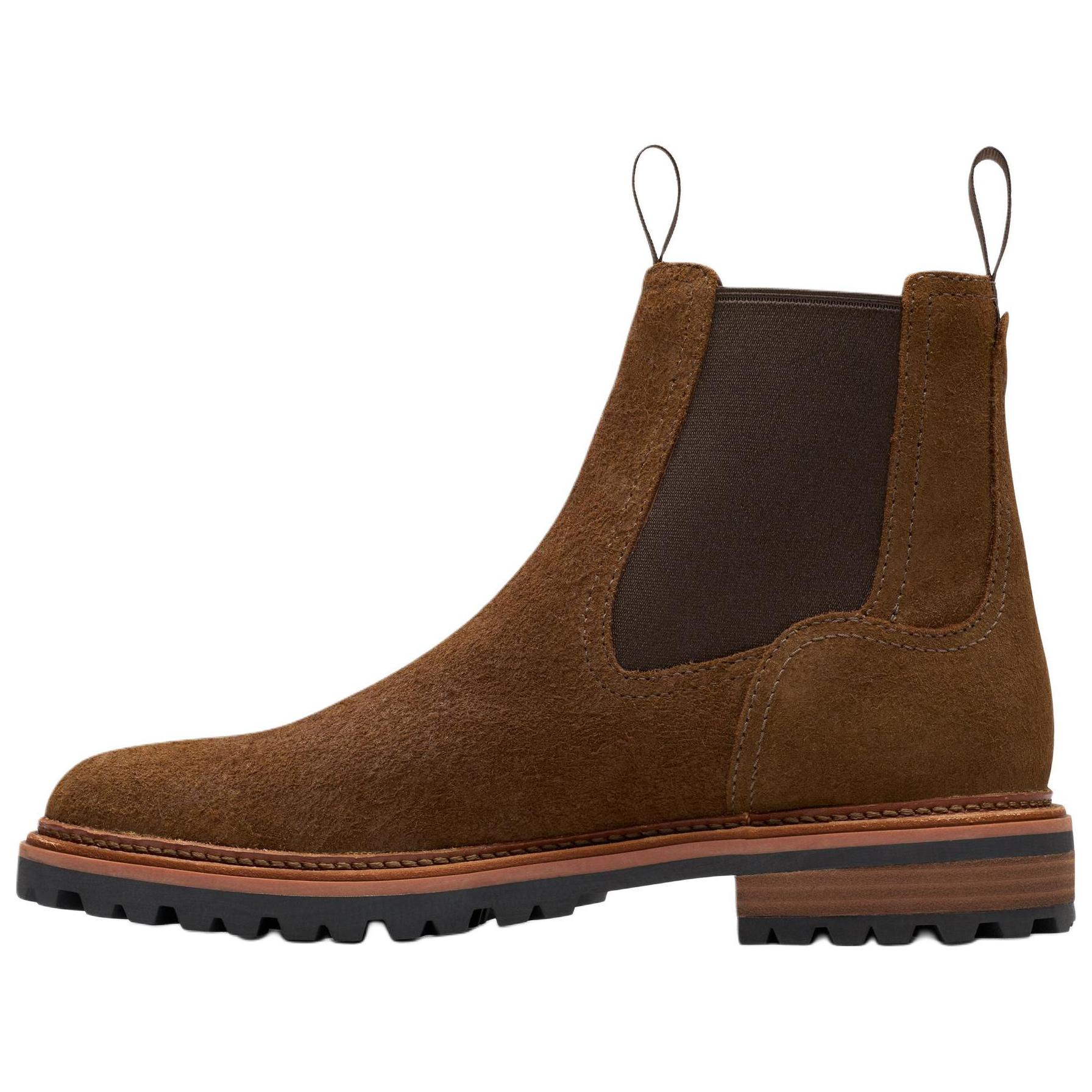 

Clarks Короткие мужские ботинки челси коричневого цвета