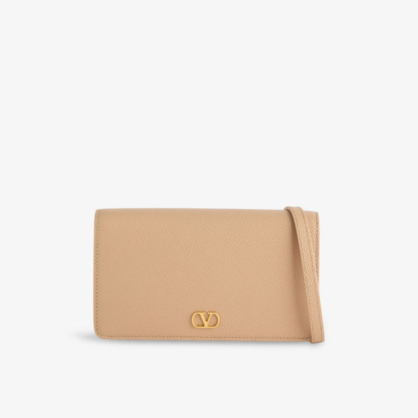

Мини-сумка через плечо из кожи Vlogo signature Valentino Garavani, розовый