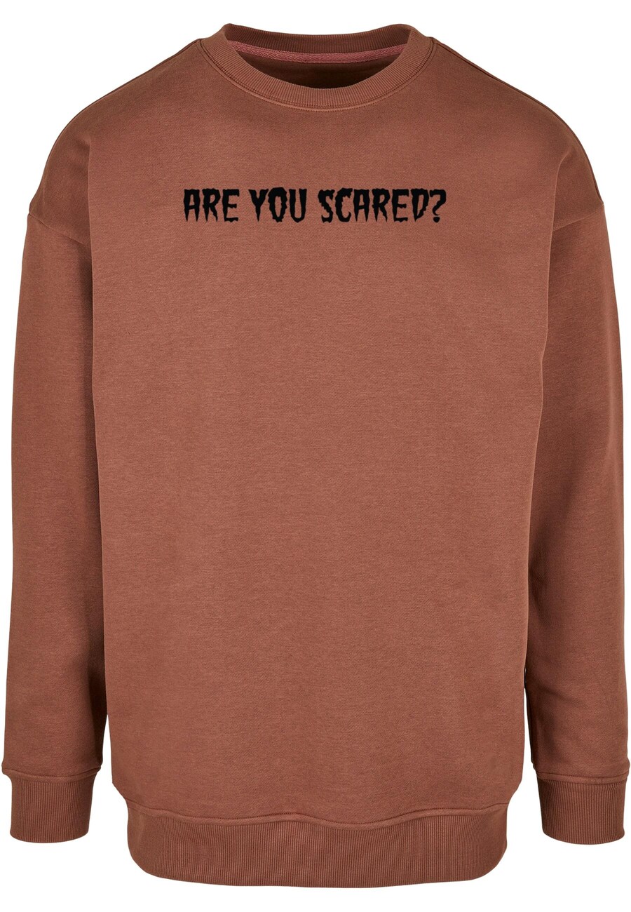

Толстовка Merchcode Halloween - Are You Scared, цвет Auburn