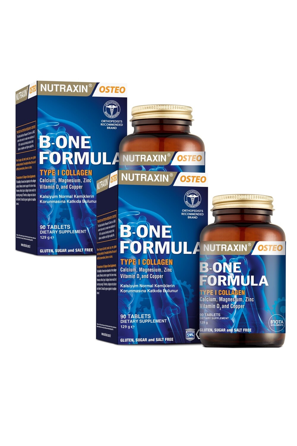 

Nutraxin Таблетки B-one Formula 90, 2 шт.