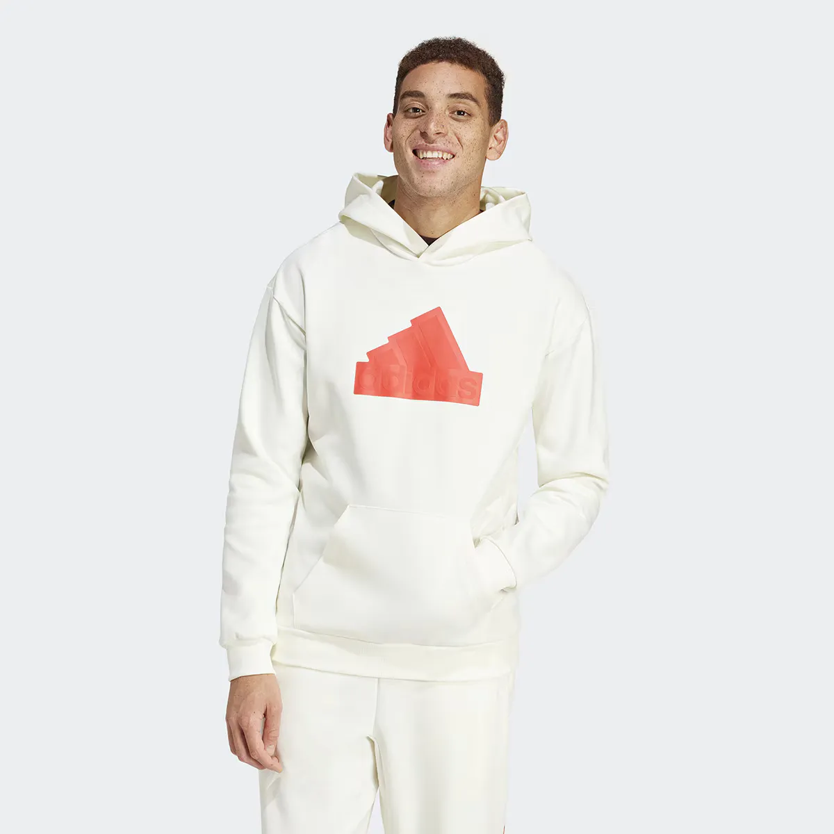 

Мужская толстовка Adidas Future Icons Badge of Sport, белый/красный