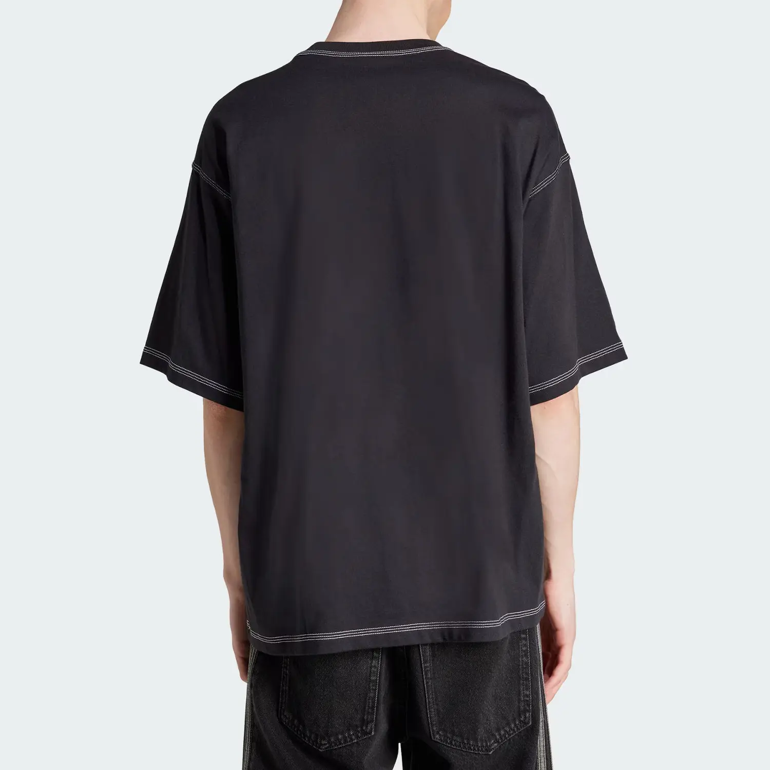 Футболка Trefoil Essentials Adidas Originals, черный — фото 4