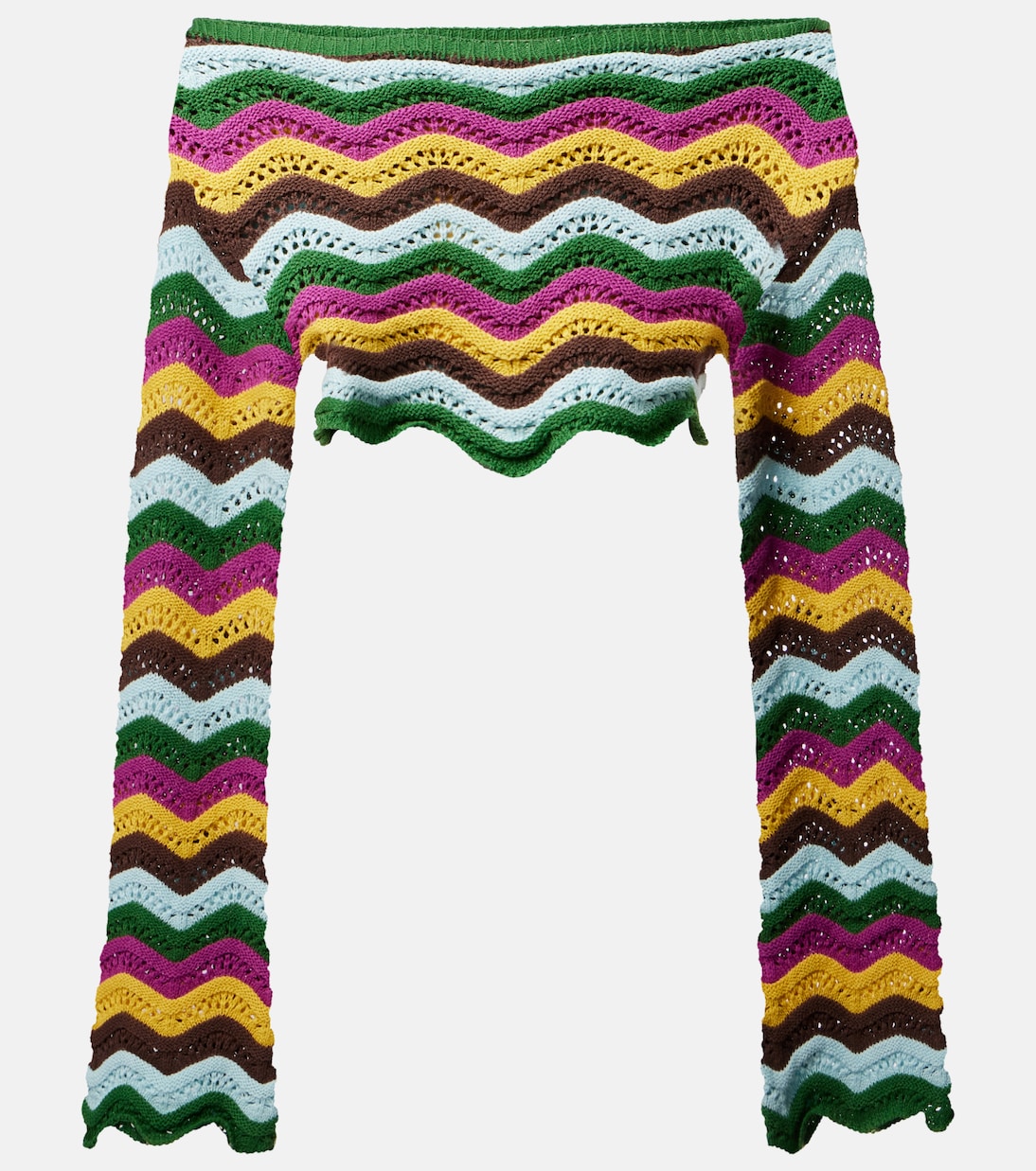 

Хелен полосатый укороченный топ из хлопковой смеси Bananhot, Fancy Stripes