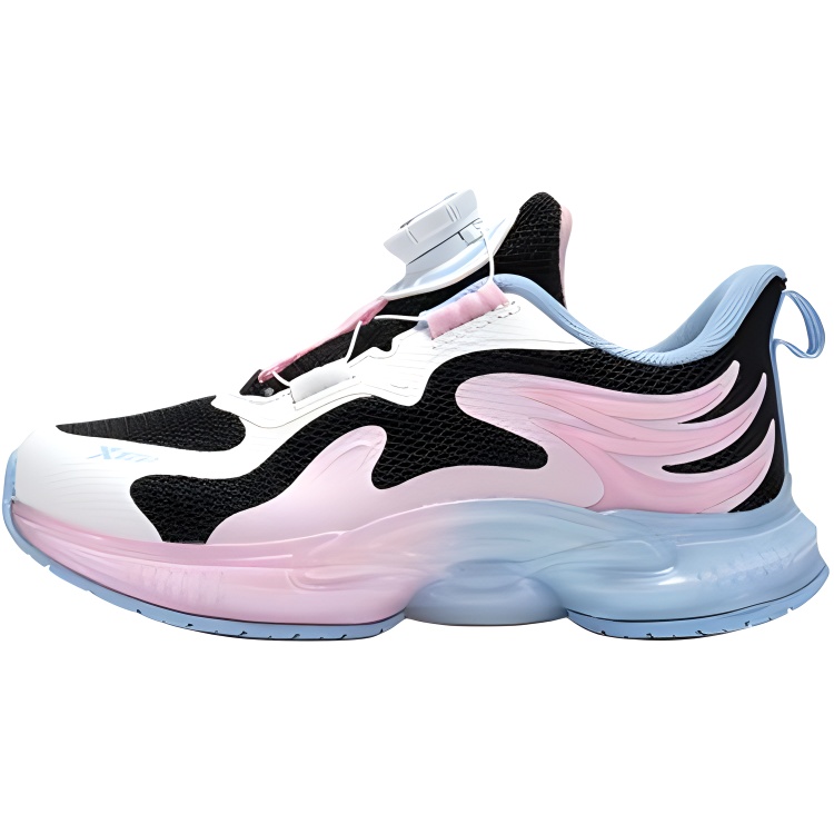 

XTEP Скользостойкие износостойкие низкие детские кроссовки Black/Aurora Blue для детей от 3 до 7 лет