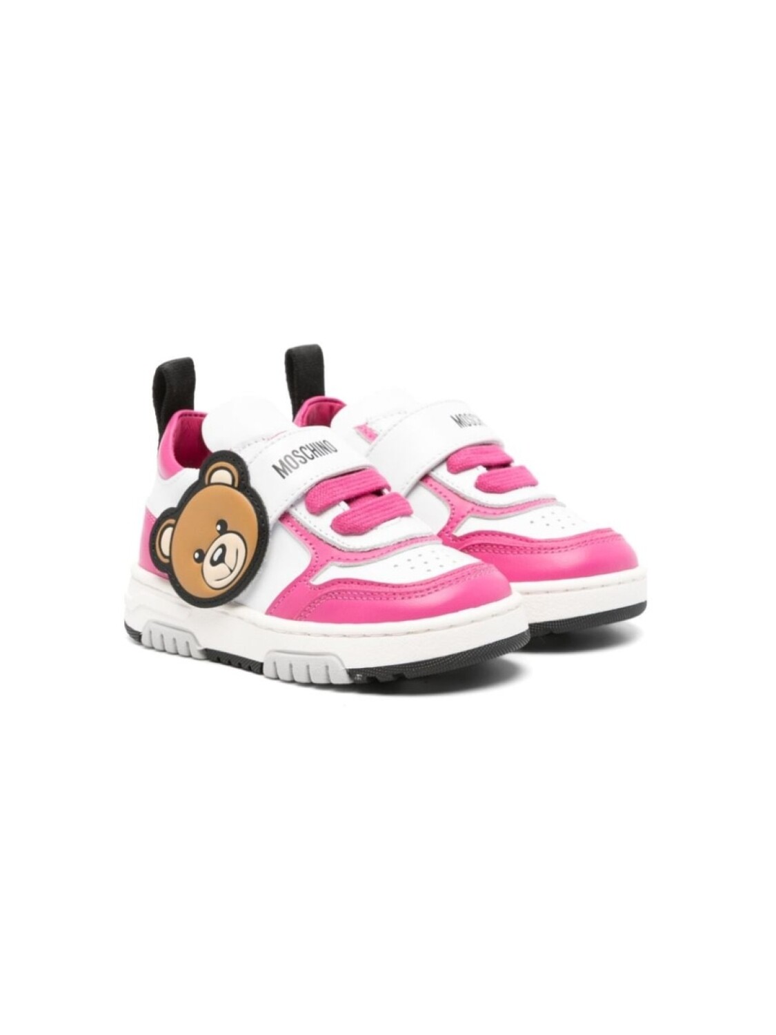 

Moschino Kids кроссовки с нашивкой Teddy Bear, белый
