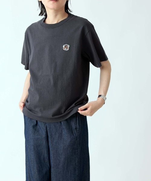 

Футболка с коротким рукавом, нашивка Nacky, 100% переработанный материал ARCH & LINE, угольно-серый