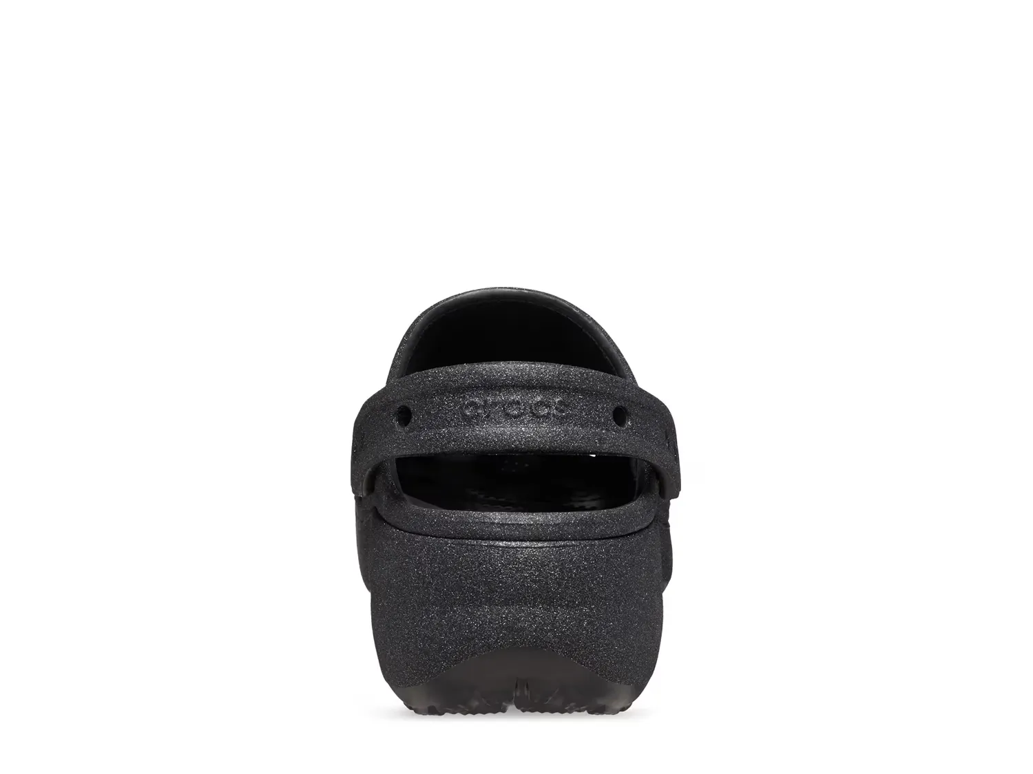 Классические платформенные сабо - женские Crocs, Black — фото 2