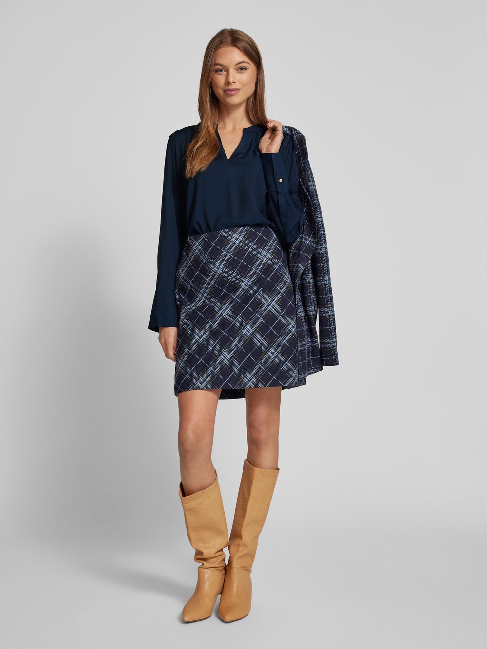 

Блузка прямого кроя с V-образным вырезом Tommy Hilfiger