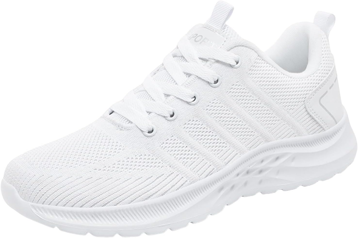 

Мужские теннисные кроссовки IWIHMIV, слипоны для ходьбы, противоскользящие беговые кроссовки, дышащие спортивные кроссовки, удобные кеды, белый