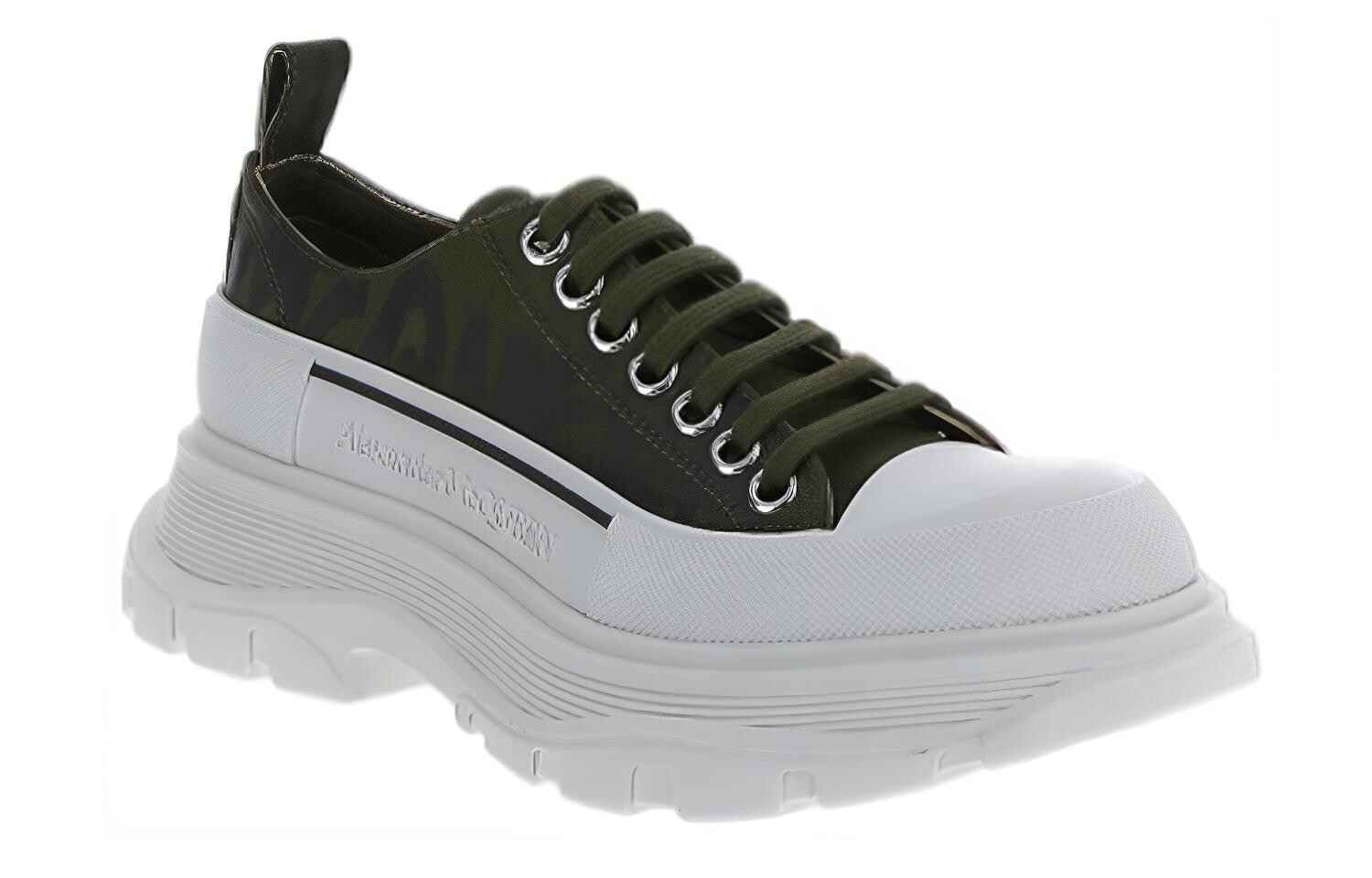 Кроссовки женские Alexander Mcqueen Tread Slick Lifestyle, оливково-зеленый — фото 2