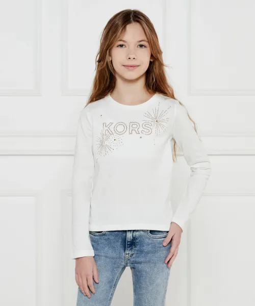 

Блуза Regular fit Michael Kors Kids, белый