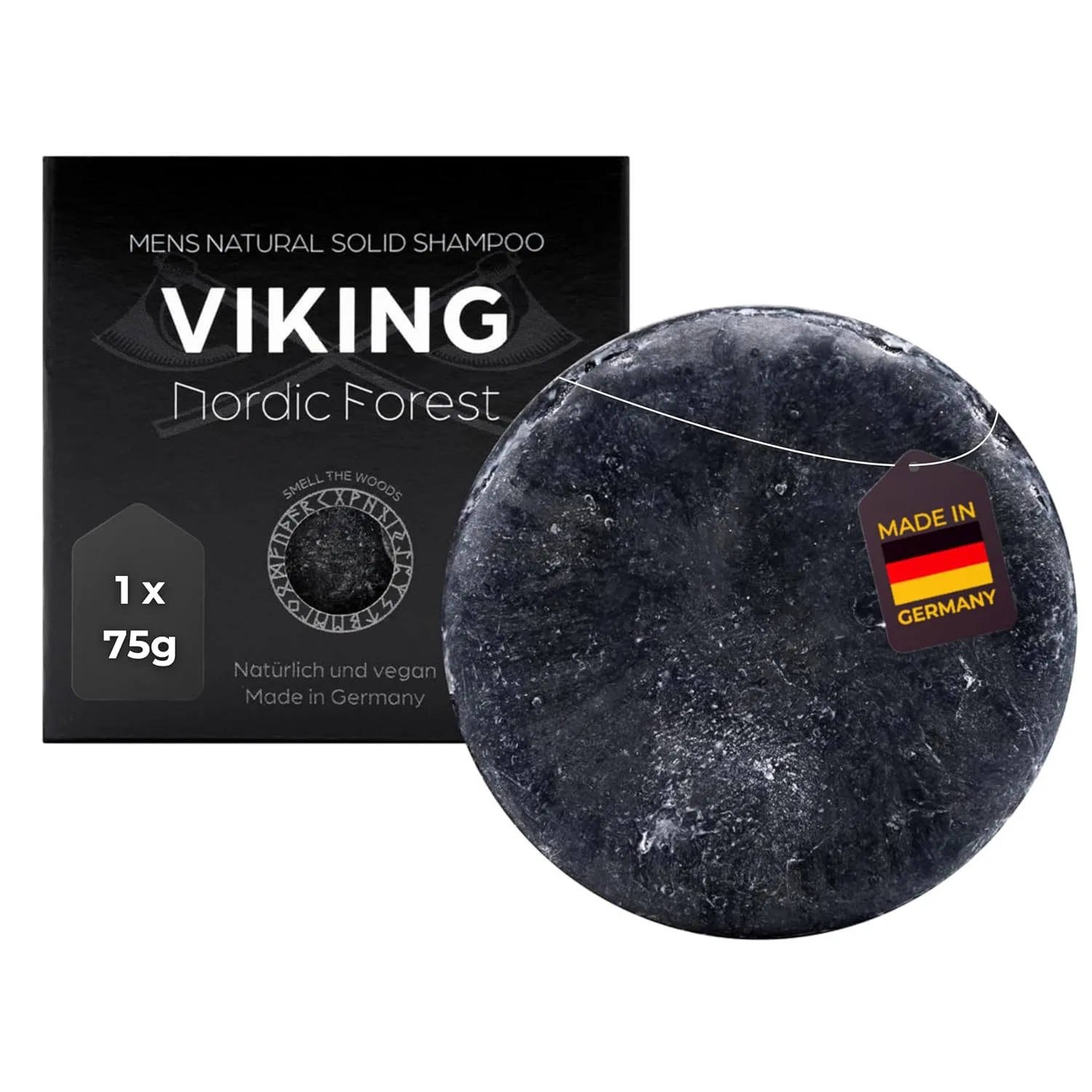 Твердый шампунь MEDUNA Viking Nordic Forest с ароматом сосны, 75 г Meduna