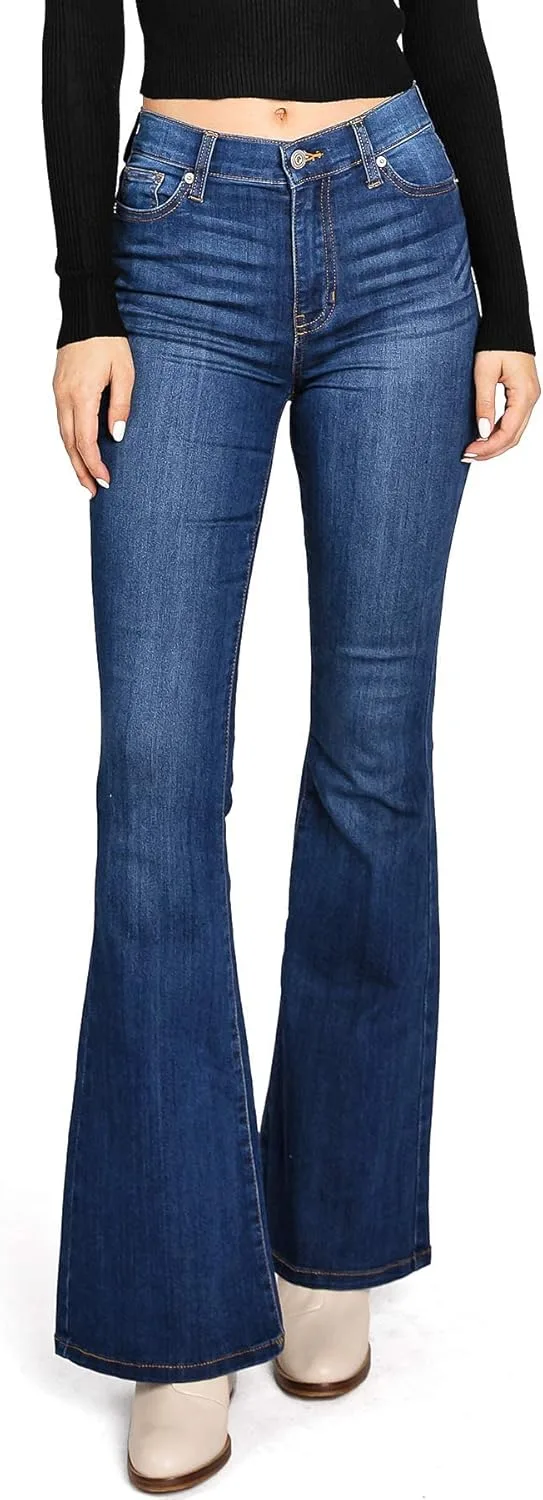 

Женские джинсы с высокой талией и расклешенными штанинами Celebrity Pink Jean