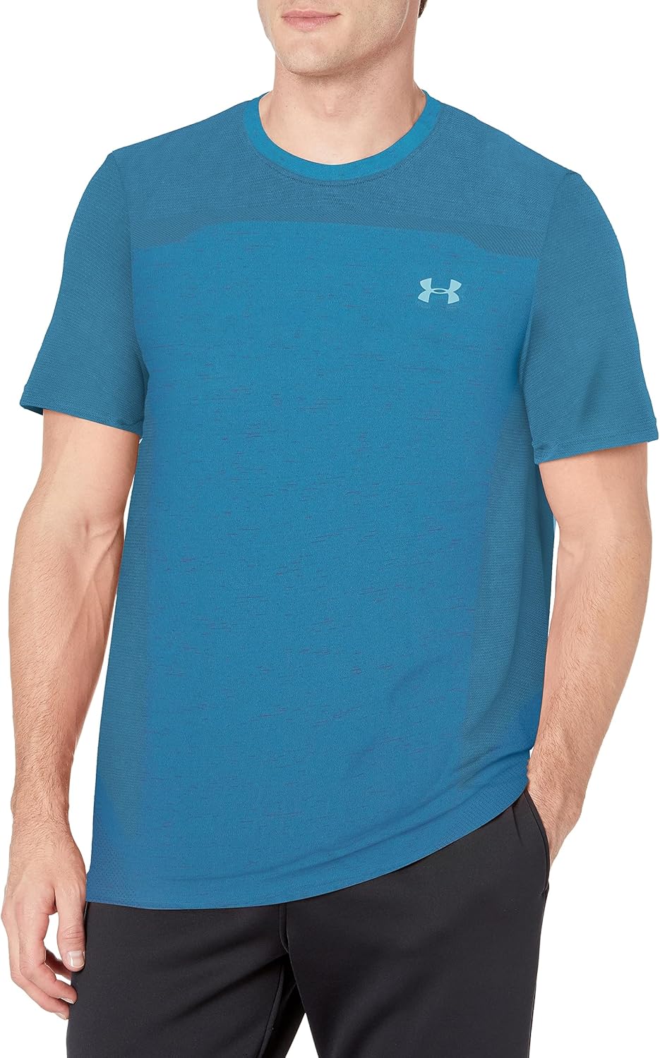 

Мужская бесшовная футболка с коротким рукавом от Under Armour, (466) Cosmic Blue/Blizzard, Синий, Мужская бесшовная футболка с коротким рукавом от Under Armour, (466) Cosmic Blue/Blizzard