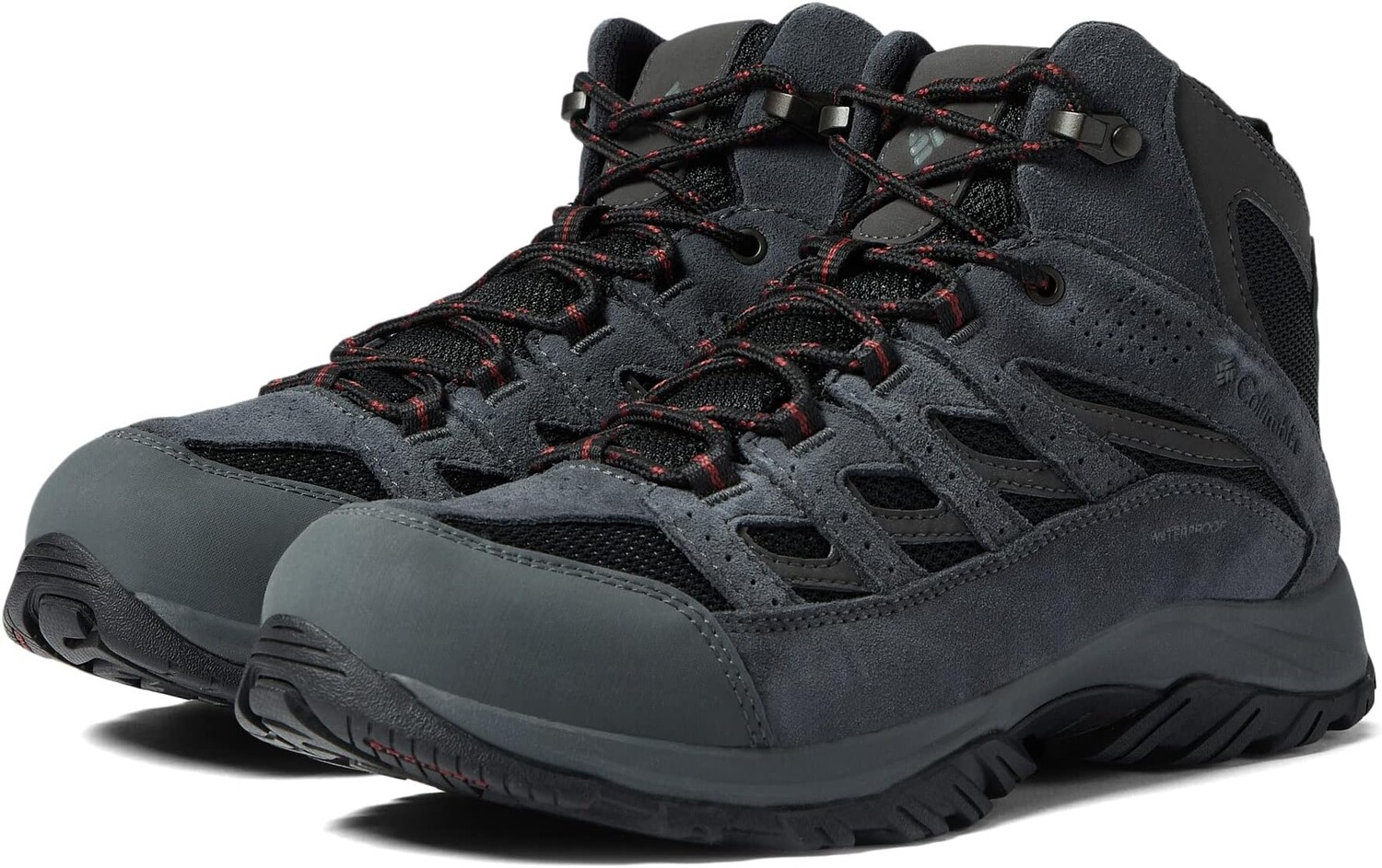 

Походная обувь водонепроницаемая Crestwood Mid Waterproof Columbia, цвет Black/Charcoal