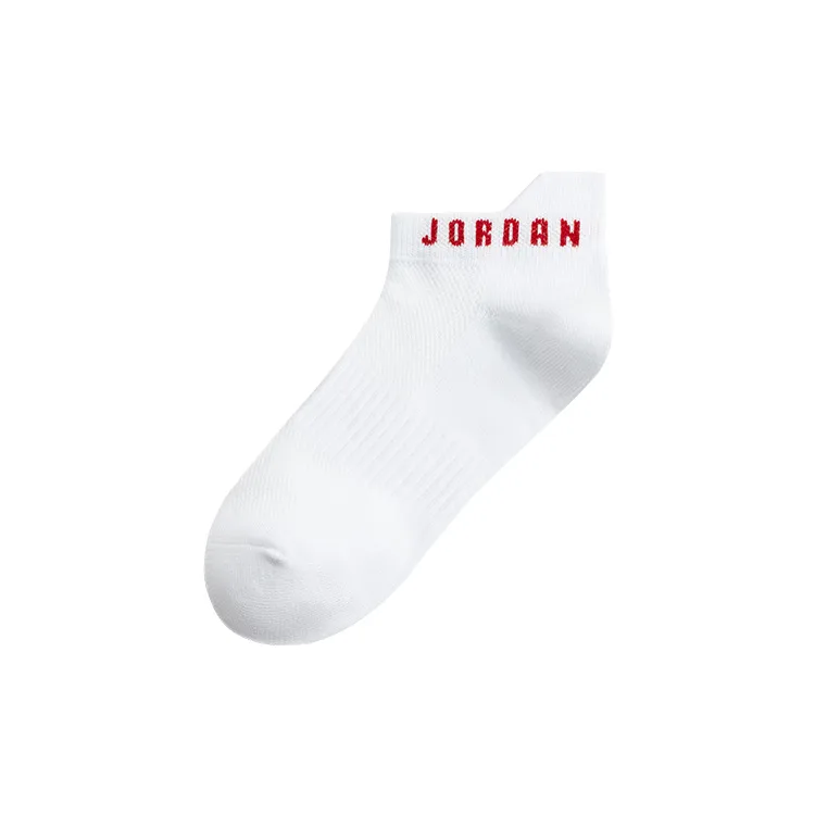 Спортивные носки щиколотка 3 пары для подростков Jordan, белый — фото 4
