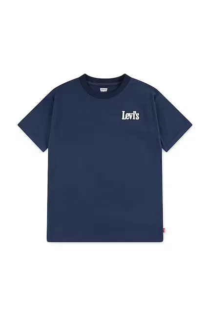 Футболка детская с логотипом Classic and Clean Tee Levi's, синий