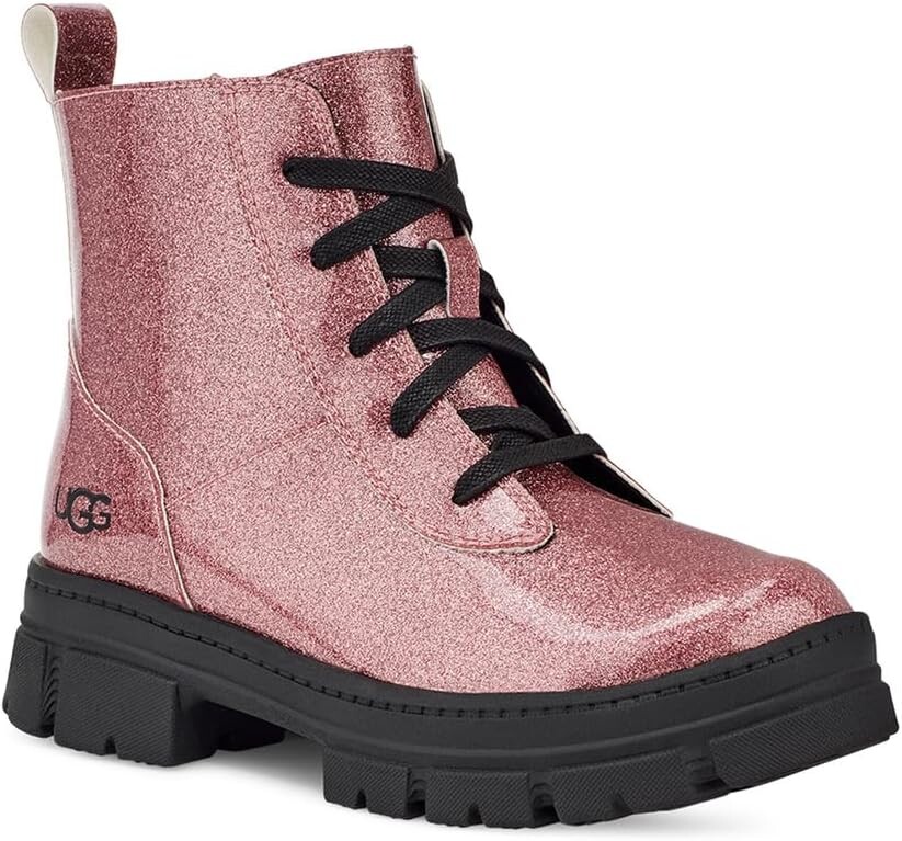 

Ботинки на шнуровке Ashton Lace-Up Glitter UGG, цвет Glitter Pink