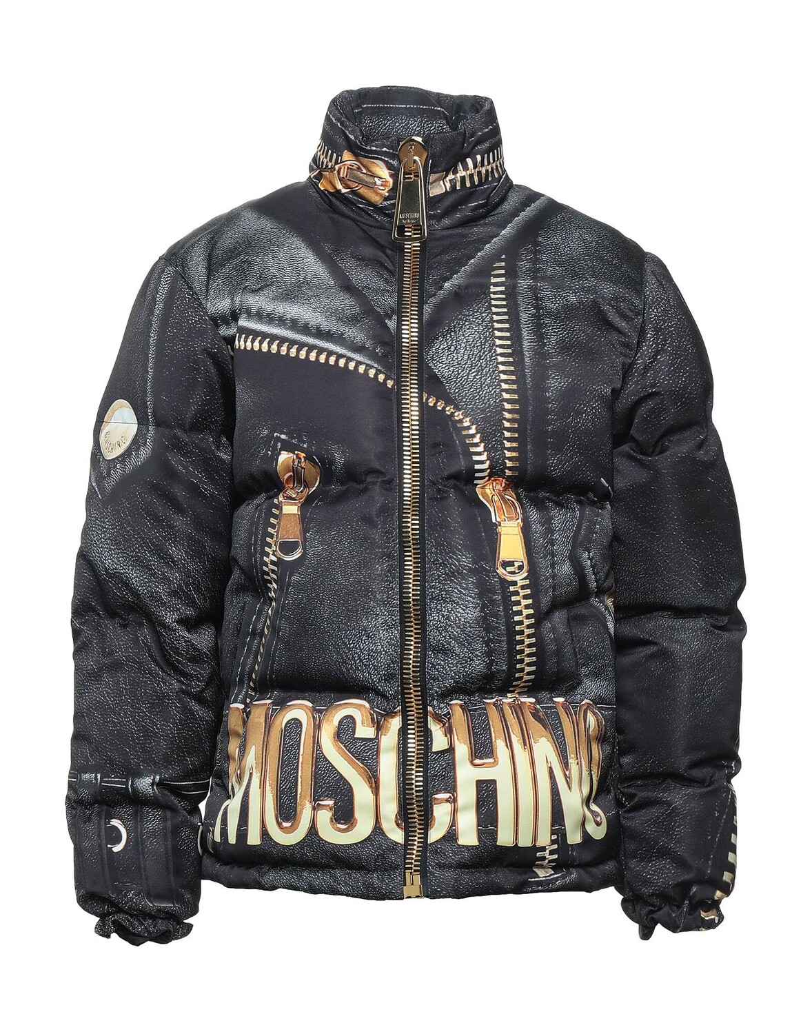 

Пуховик Moschino, черный