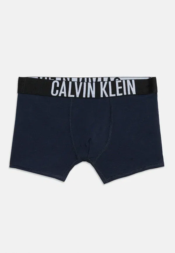 Трусы Calvin Klein Underwear Trunk 2 pacl briefs, серый меланж/тёмный сапфир — фото 3