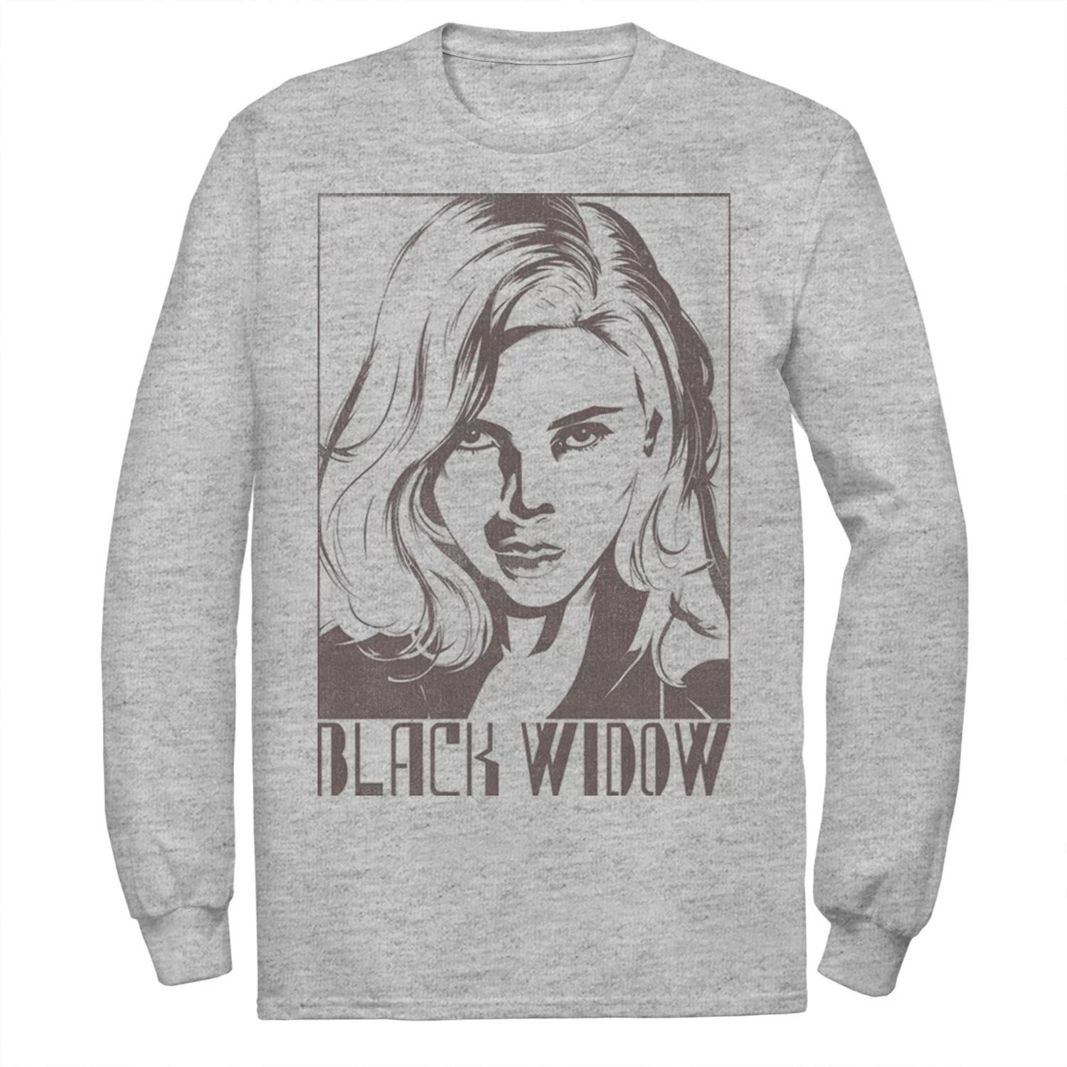 

Мужская футболка Black Widow Tie Dye Line Art Marvel