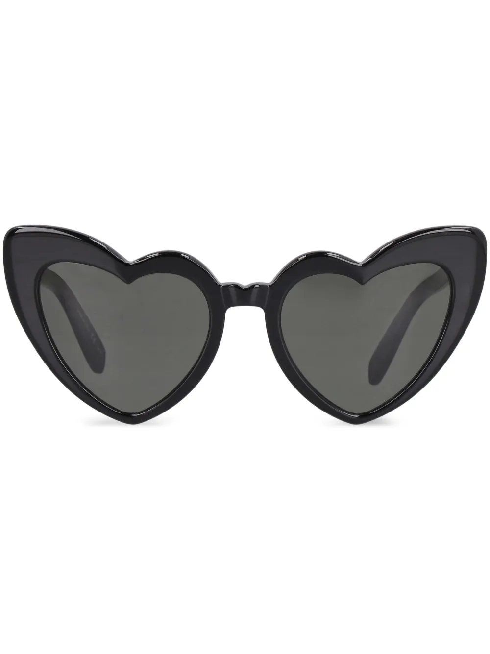 

Солнцезащитные очки с оправой в форме сердца Saint Laurent Eyewear, черный