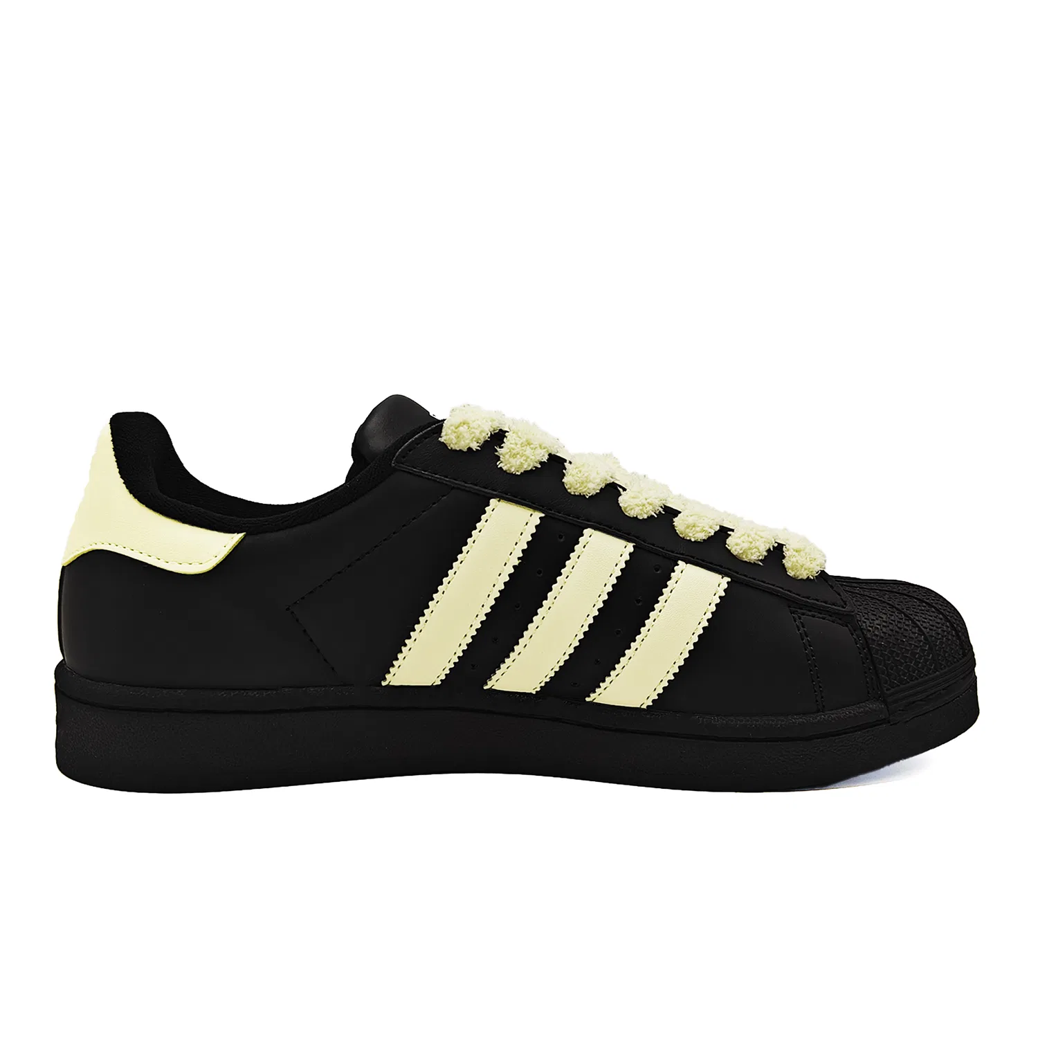 Кроссовки для скейтбординга Superstar 2 Kids Adidas Originals светло-желтые — фото 3