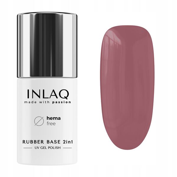

Гибридная каучуковая основа для румян, 6 мл Inlaq Rubber base 2in1, цвет blush