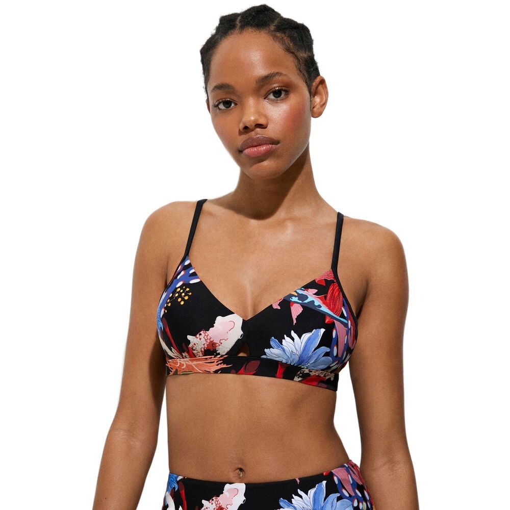 

Черный полиэстеровый купальник Desigual