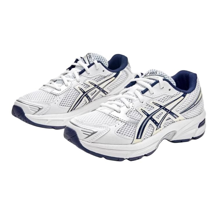 Кроссовки Asics Gel-1130 White Midnight GS, белый/синий — фото 3