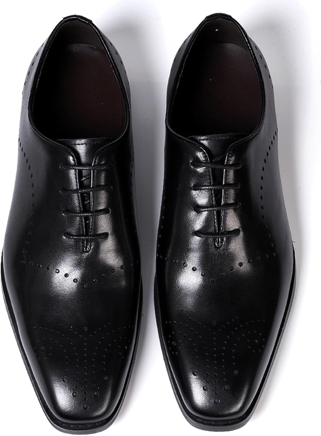 

Мужские оксфорды Santimon, классические туфли из натуральной кожи с крыльями и перфорацией, современные модные туфли для мужчин, подходящие для выпускного, свадьбы, делового и повседневного стиля, удобные дерби, смокинговые туфли для мужчин, чер...