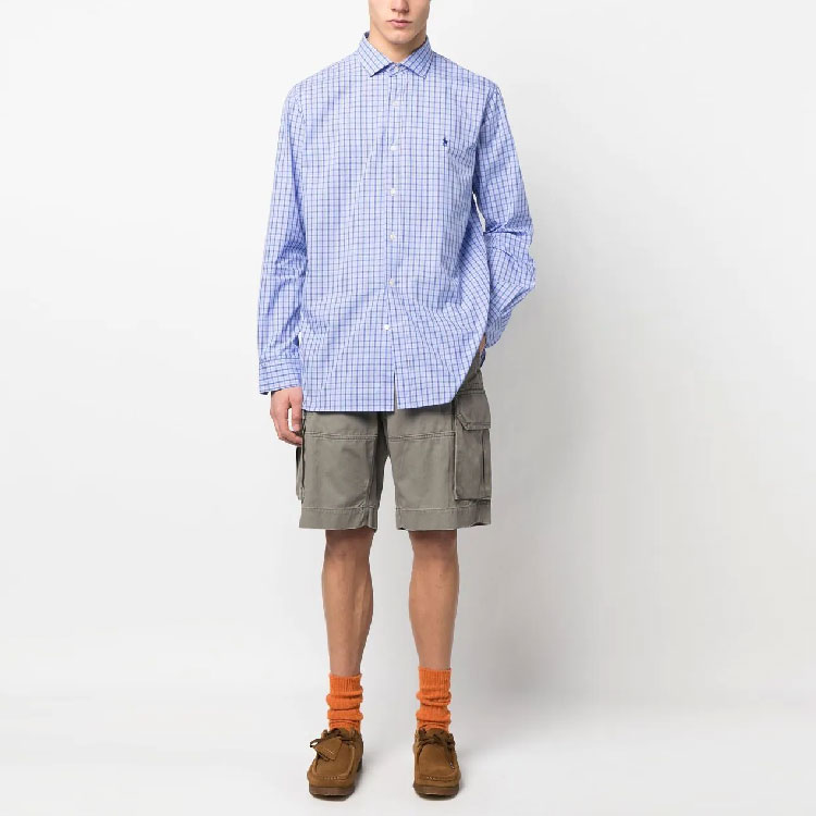 Геллар классического кроя карго-шорты Polo Ralph Lauren, зеленый — фото 4